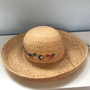 Vintage Cappelli Straworld Handmade Straw Hat